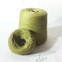 Lace Weight Organic Cotton Yarn 10/2 - Moss